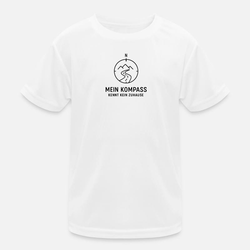 Ma boussole ne connaît pas de maison – la vie en van. T-shirt sport Enfant
