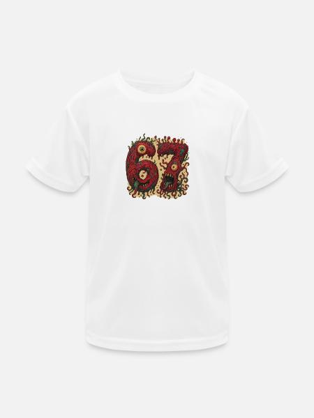 ZOMBIE SIXSEVEN - Kids Functional T-Shirt - white