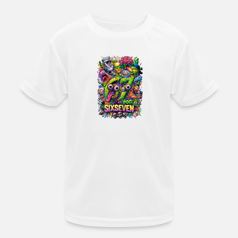 Ultra brain rot Kids Functional T-Shirt
