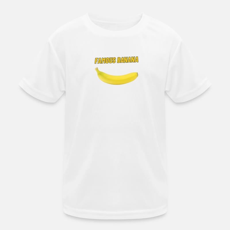 Famous Banana Kinder Funktions-T-Shirt