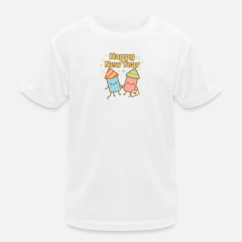 Bonne année Rockets de dessins animés T-shirt sport Enfant