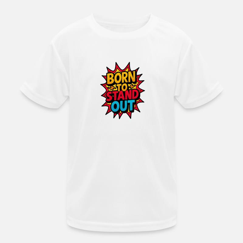 Né pour se démarquer en pleine explosion de bande dessinée T-shirt sport Enfant