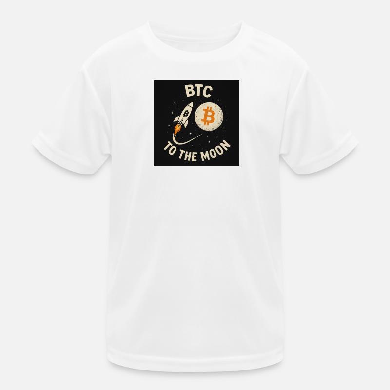 BTC vers la Lune T-shirt sport Enfant