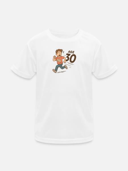 Born in '96 – Not Ready for 30 - Kids Functional T-Shirt - white