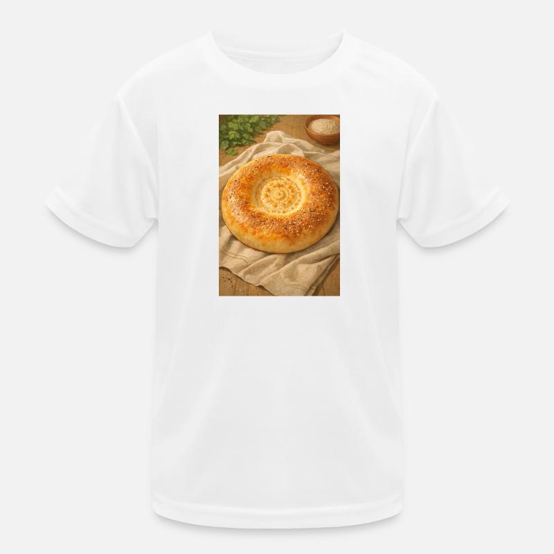 Sesamring-Brot Kinder Funktions-T-Shirt