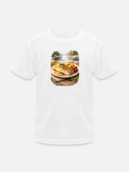 Geschenke des Weiten Nordens - Makcyn - Kinder Funktions-T-Shirt - Weiß - Vorne