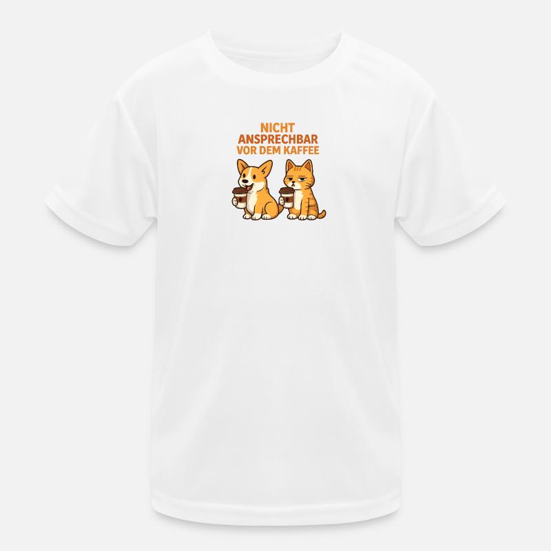 Hund und Katze  Kinder Funktions-T-Shirt