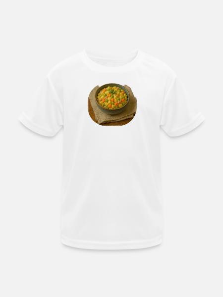 Olivje Salad - Kids Functional T-Shirt - white