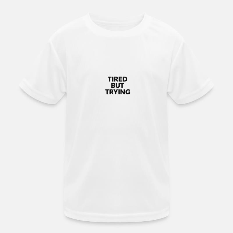 Tired, but struggling Kids Functional T-Shirt