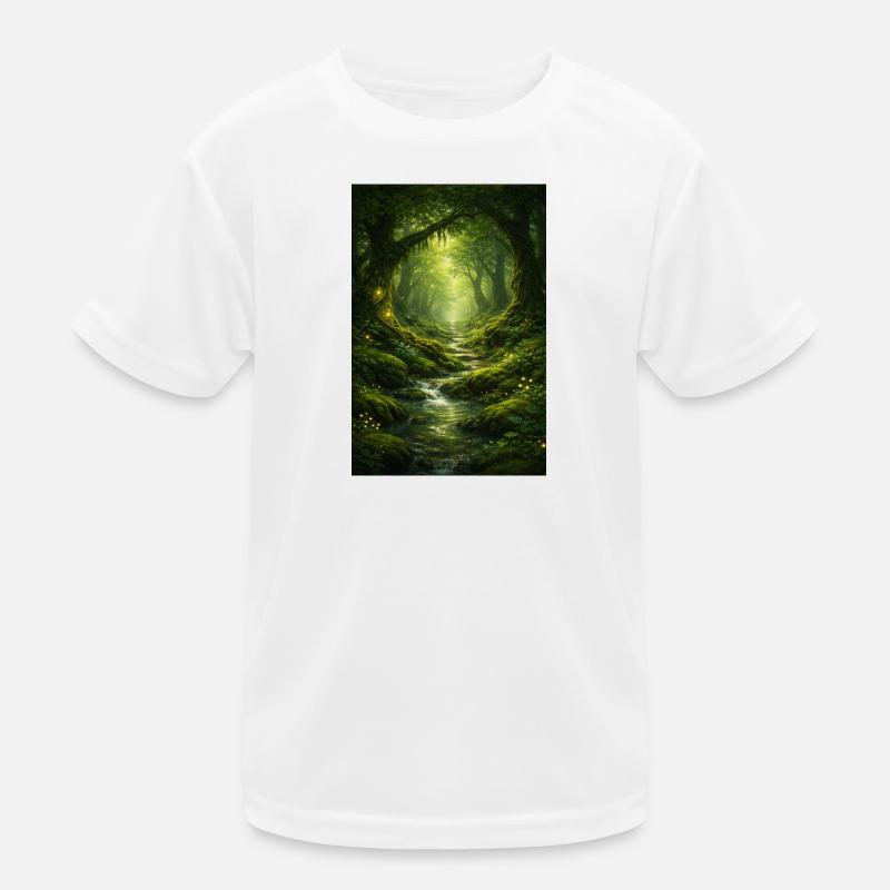 mystischer Wald Kinder Funktions-T-Shirt