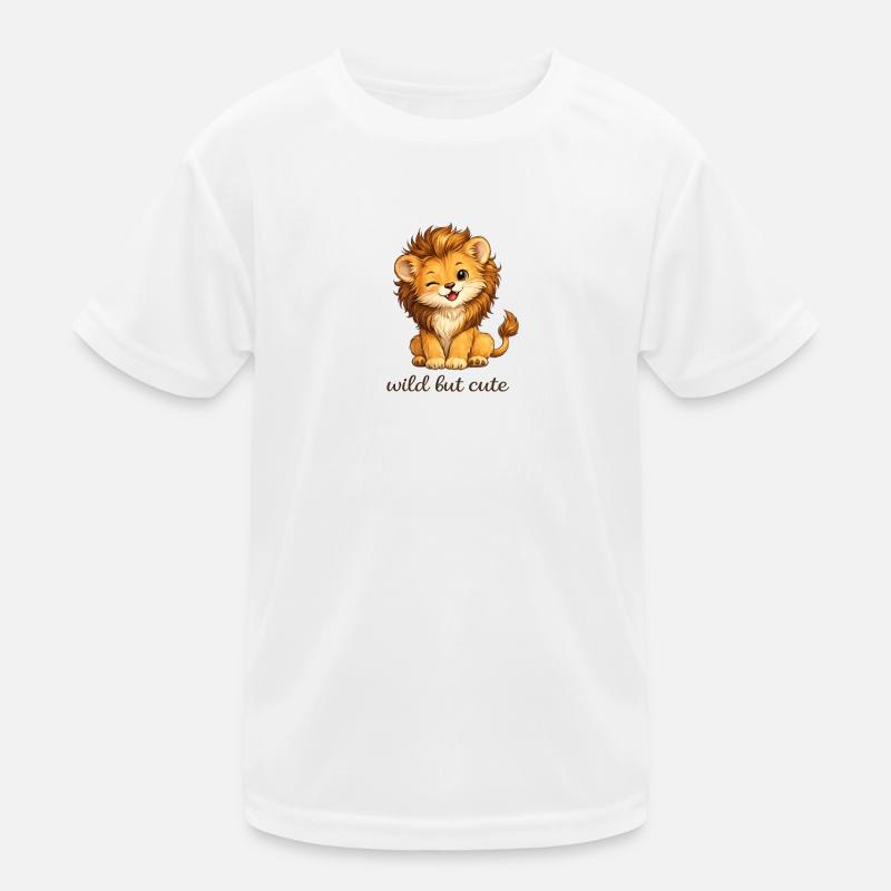 L’enfant lion sauvage et mignon T-shirt sport Enfant