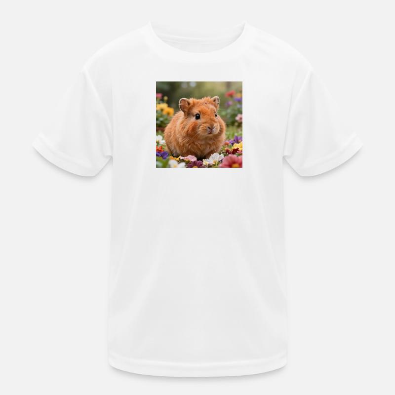 Blumiger Hamstertraum Kinder Funktions-T-Shirt