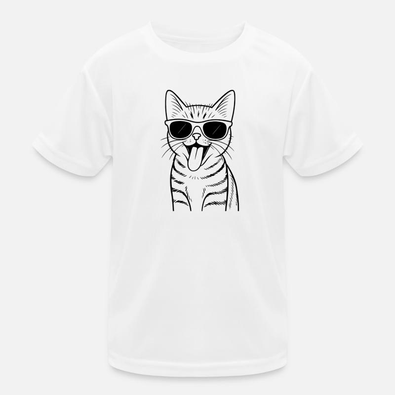 Vibrations lunettes de soleil pour chat T-shirt sport Enfant