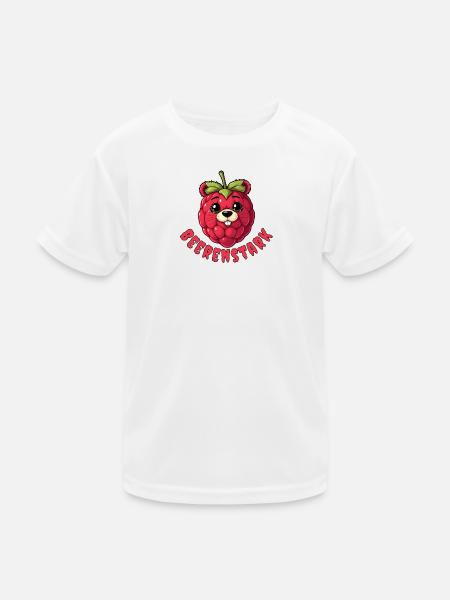 Berry Strong Cartoon Berry - Kids Functional T-Shirt - white - Front