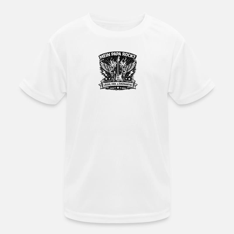 Mon Papa Déchire – Chemise Rockvater T-shirt sport Enfant