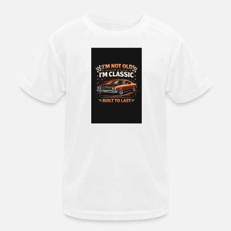 Old School Classic Built to Last Kinder Funktions-T-Shirt