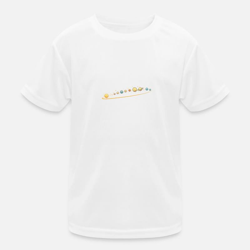 Système solaire T-shirt sport Enfant