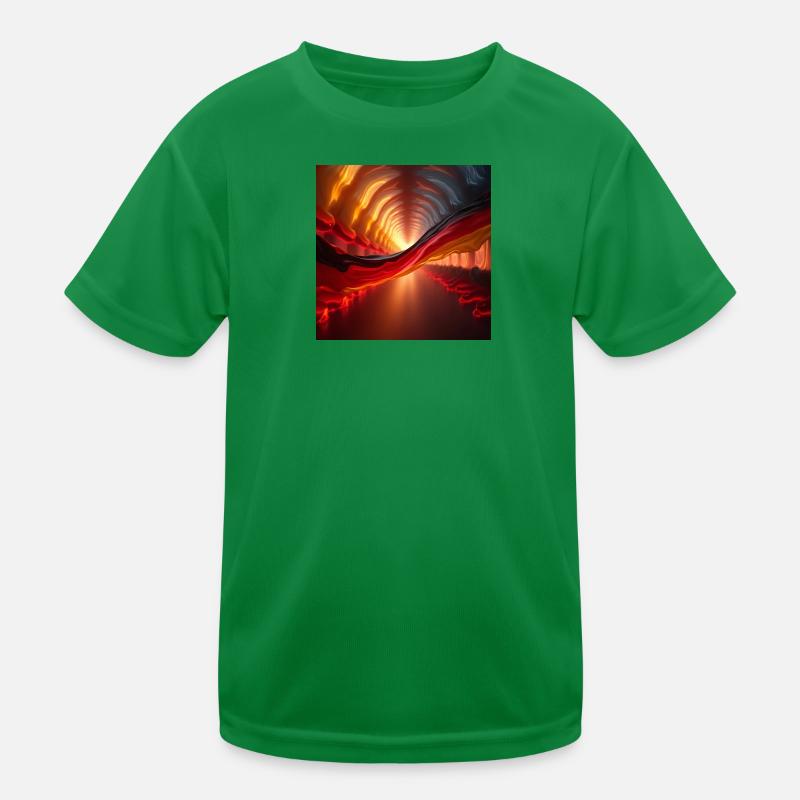 Flaggen Deutschland Kinder Funktions-T-Shirt