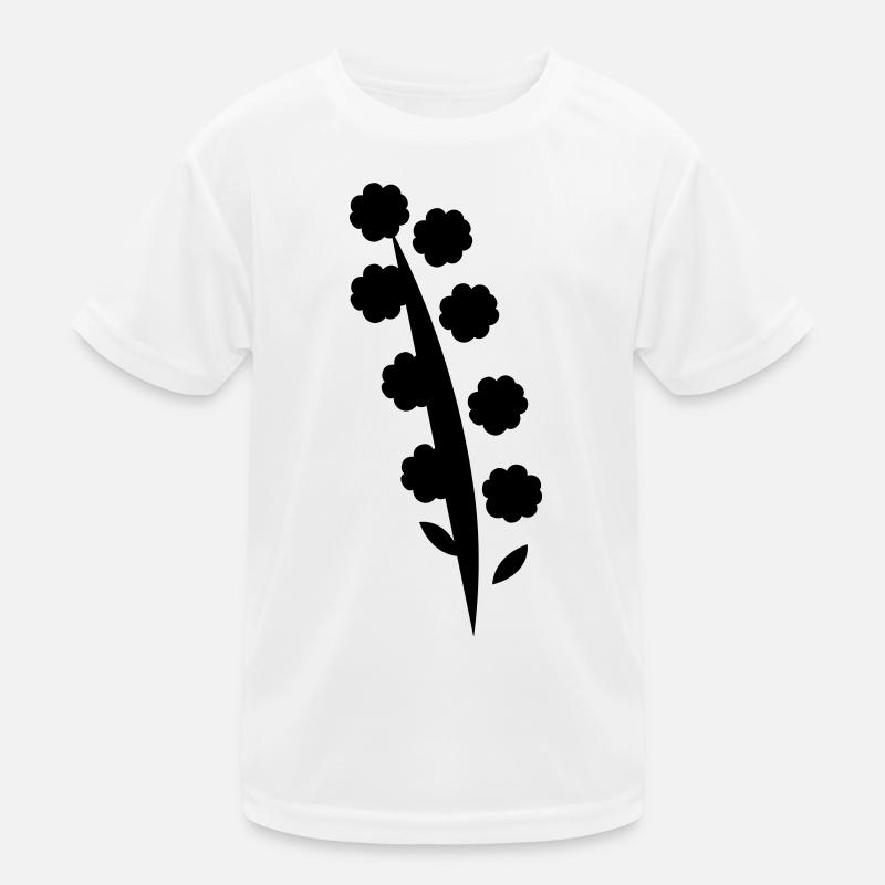 Blume Kinder Funktions-T-Shirt