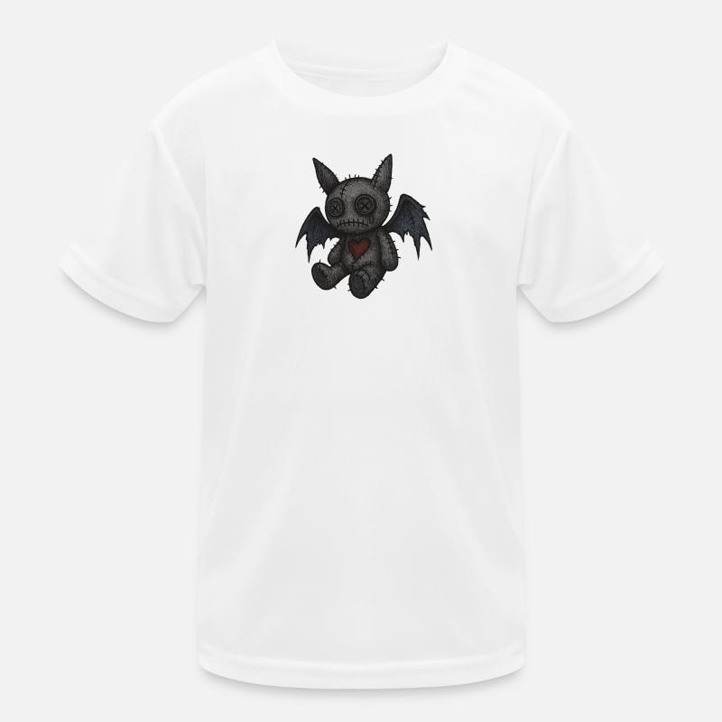 Gestepptes Monster mit Flügeln Kinder Funktions-T-Shirt