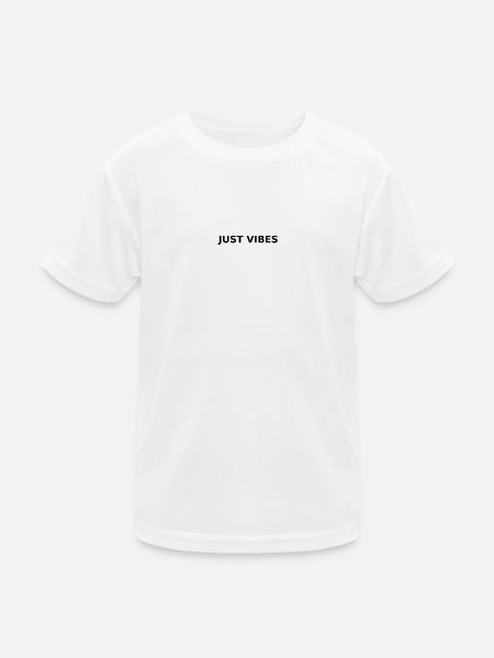 just vibes - Kids Functional T-Shirt - white