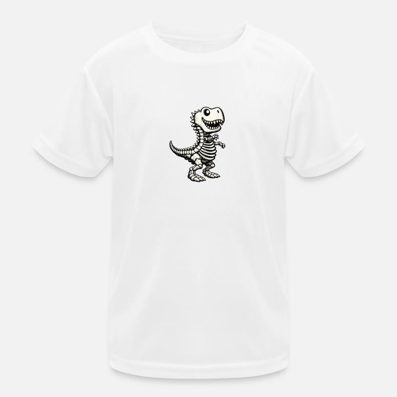 Squelette mignon de T-Rex T-shirt sport Enfant