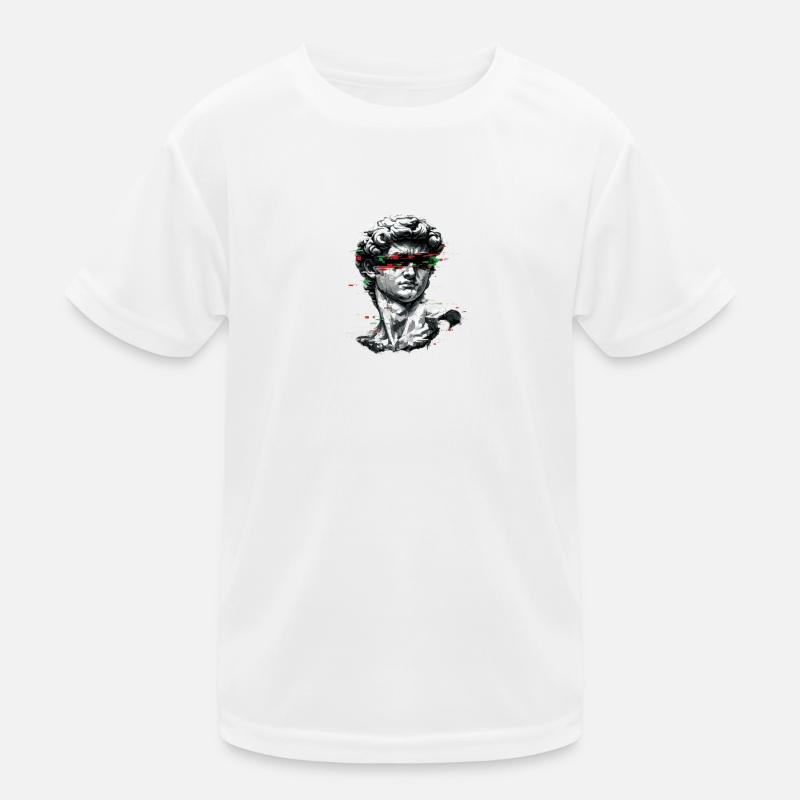 Bust Glitch Baroque Kids Functional T-Shirt