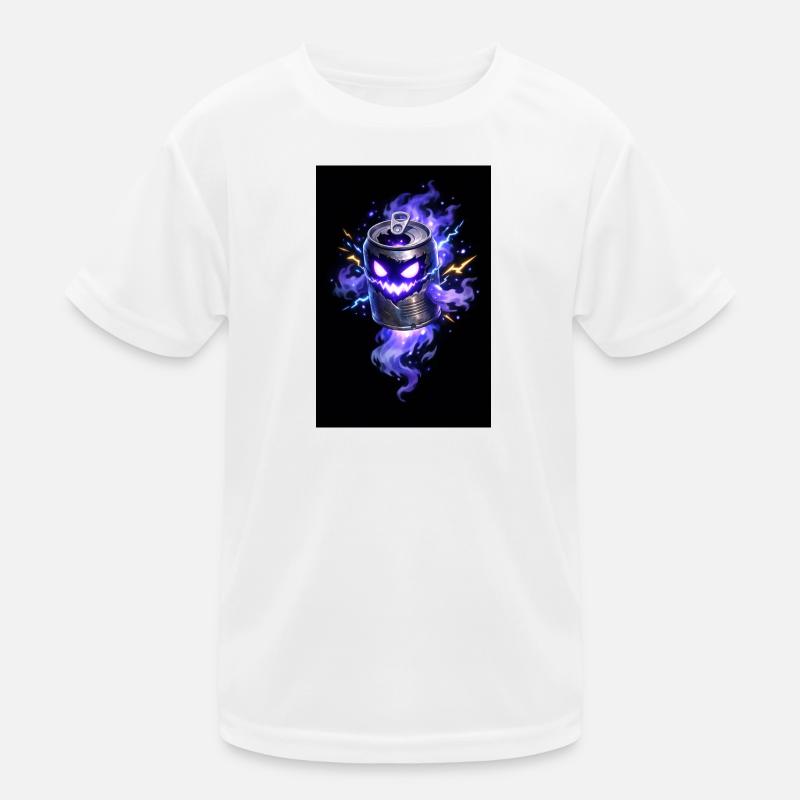 Purple Haunted Cannon Halloween Kids Functional T-Shirt