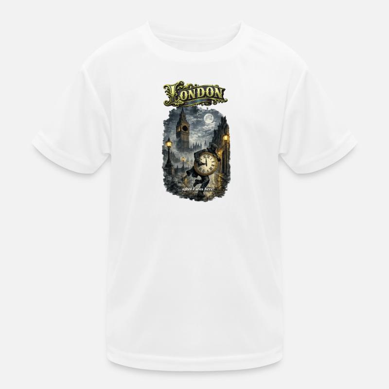 London, Big Ben, Zeitreisender Kinder Funktions-T-Shirt