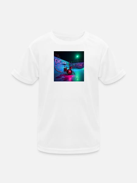 One and One by Mark Noone - Kids Functional T-Shirt - white - Front
