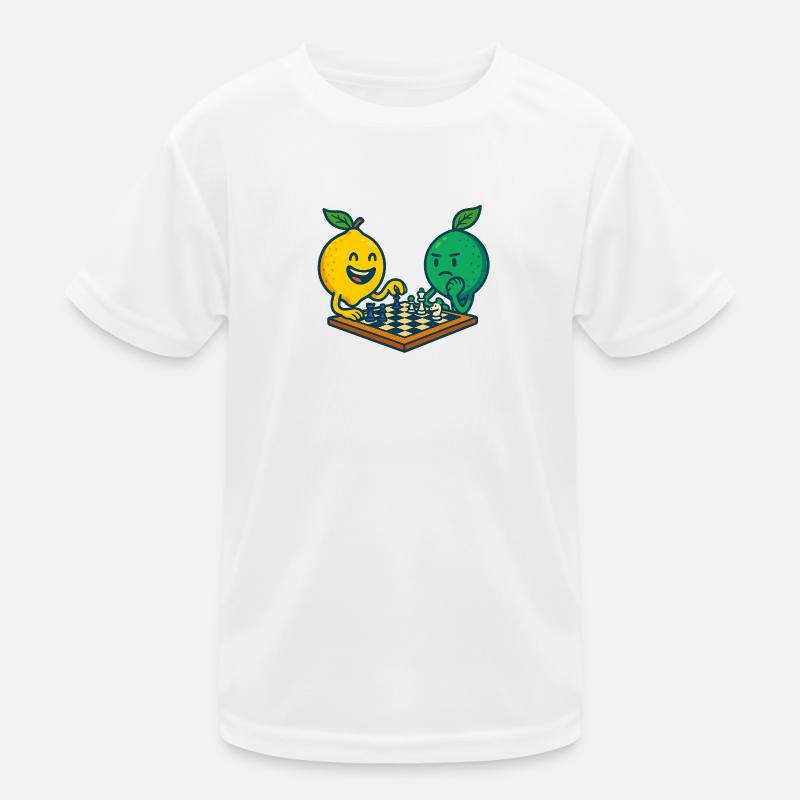 Duel d’échecs - citron contre citron vert T-shirt sport Enfant