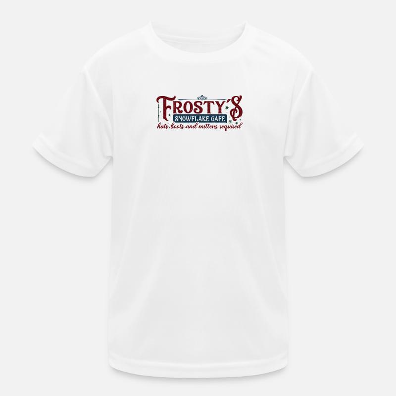 Frosty's Snowflake Café Kids Functional T-Shirt
