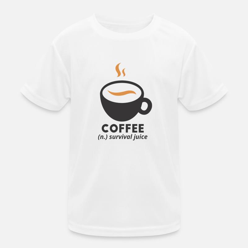 café Camiseta funcional para niños