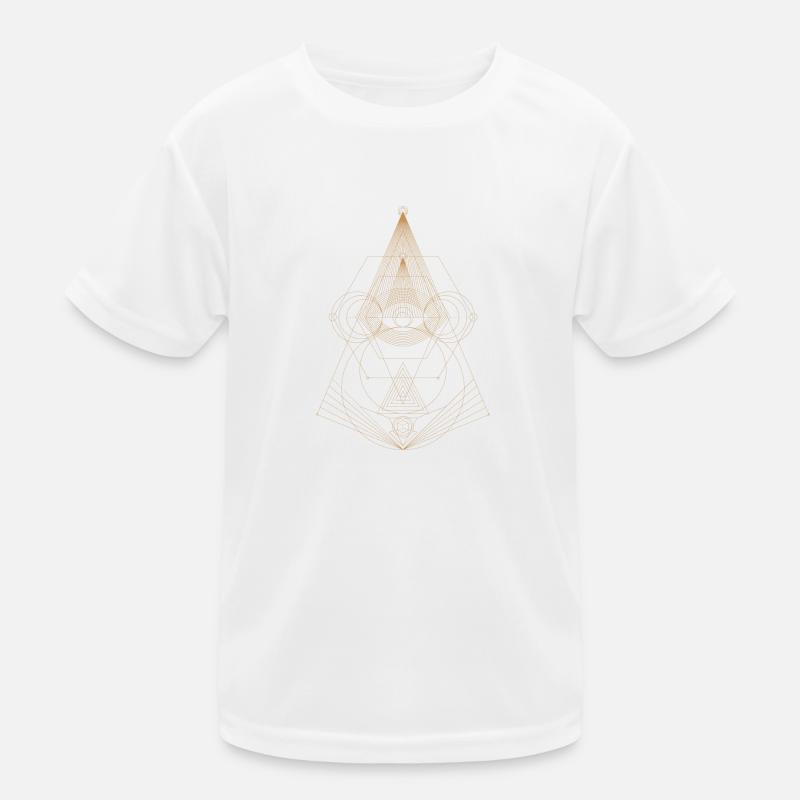 Abstraktes Punktdesign Kinder Funktions-T-Shirt
