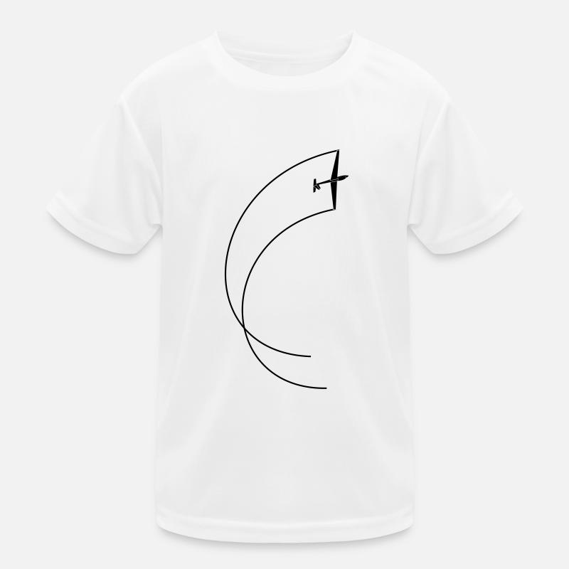 Swift S-1 aerobatic Kunstflug - Kinder Funktions-T-Shirt - Weiß