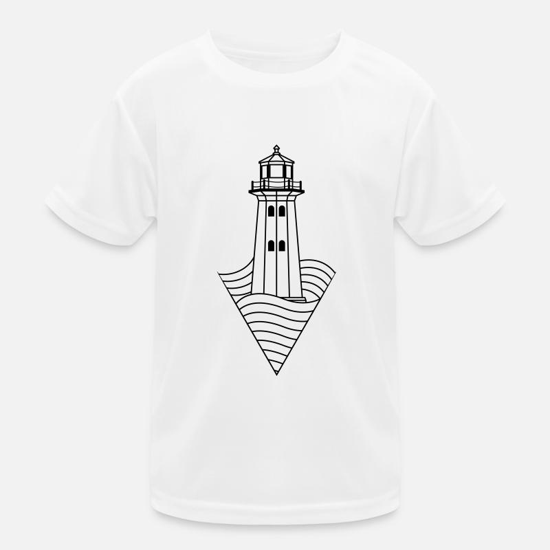 leuchtturm symbol icon Kinder Funktions-T-Shirt