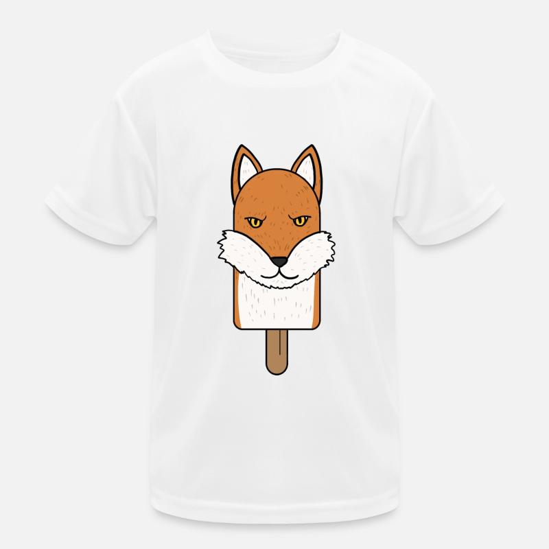 Fox Head Popsicle Kids Functional T-Shirt