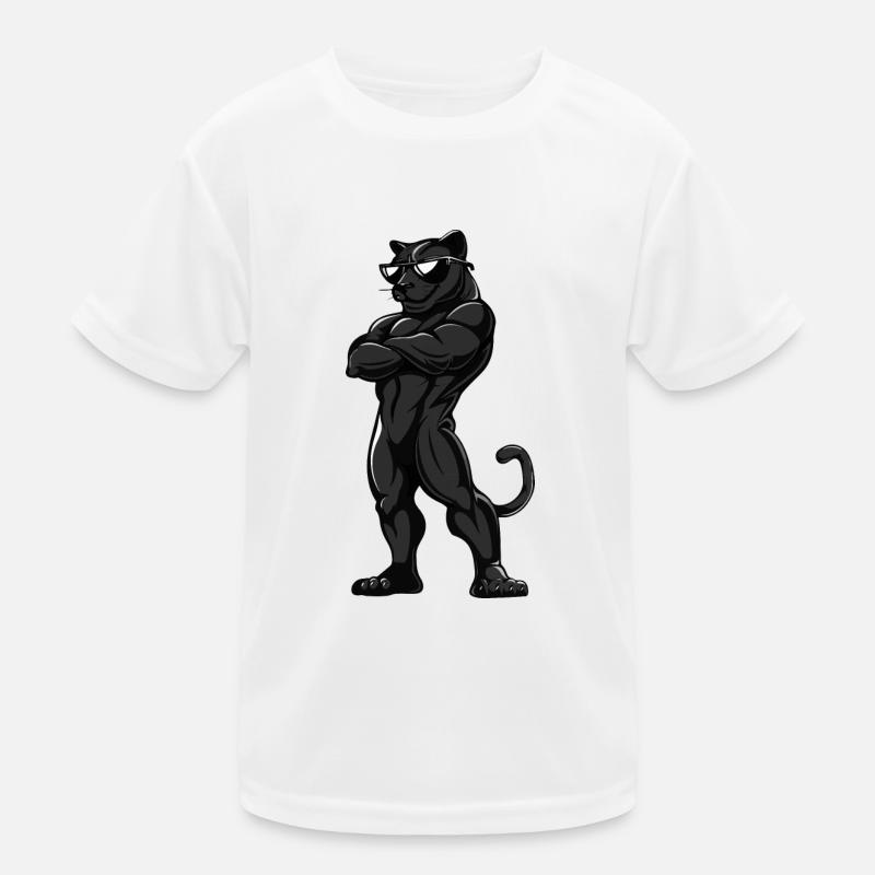 Panther Comic Cool Kids Functional T-Shirt