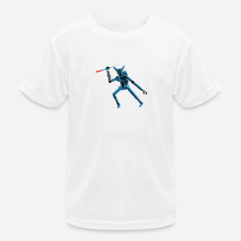 Peaceful robot Kids Functional T-Shirt