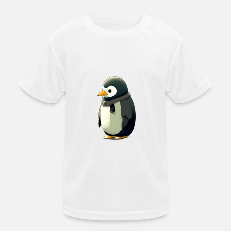 A cute, chubby penguin Kids Functional T-Shirt