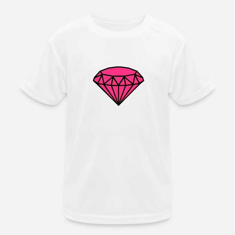 Diamant Kinder Funktions-T-Shirt