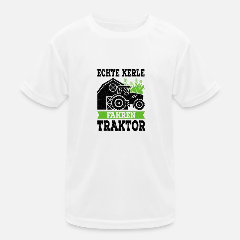 Traktor Kinder Funktions-T-Shirt