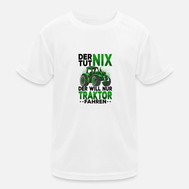 Traktor Kinder Funktions-T-Shirt