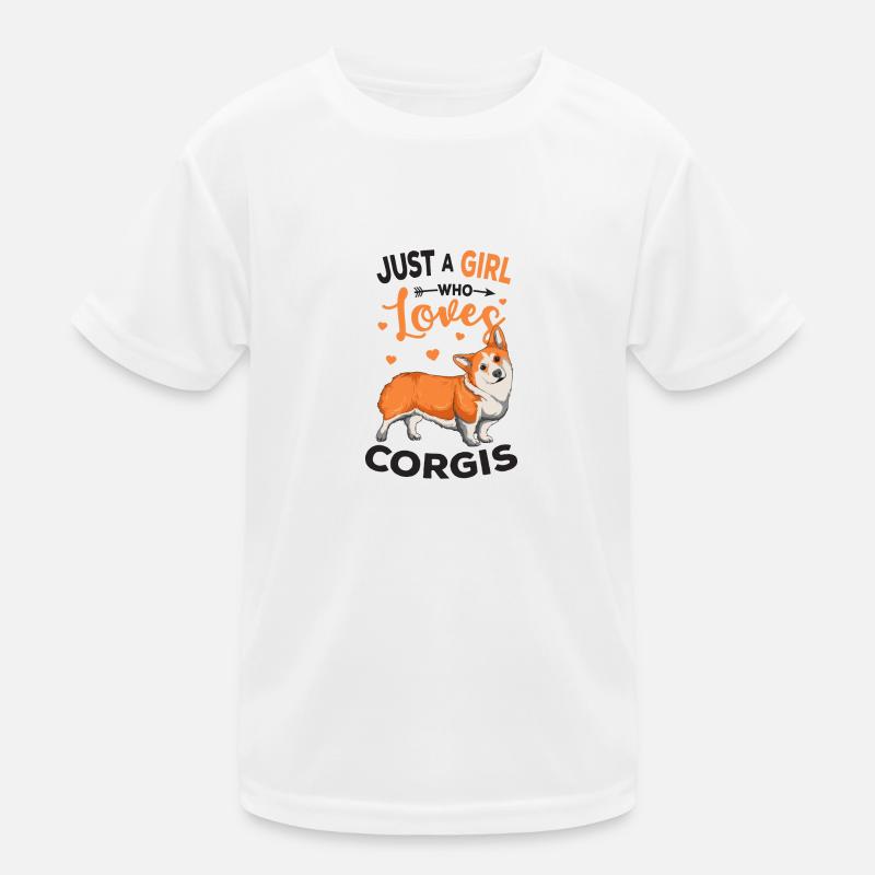 Corgi Kinder Funktions-T-Shirt