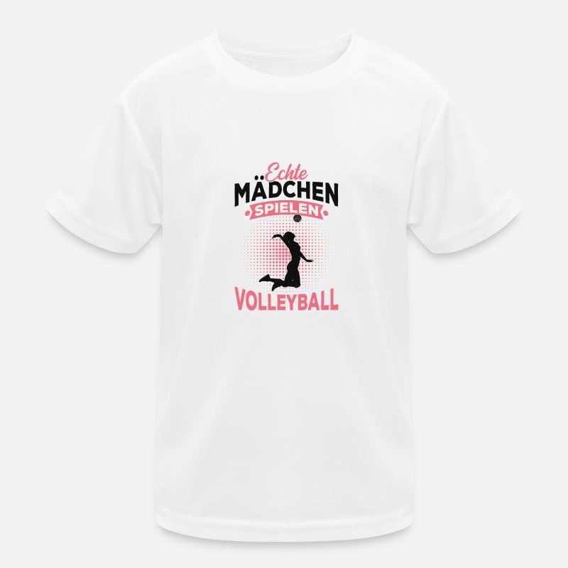 Volleyball Mädchen Kinder Funktions-T-Shirt
