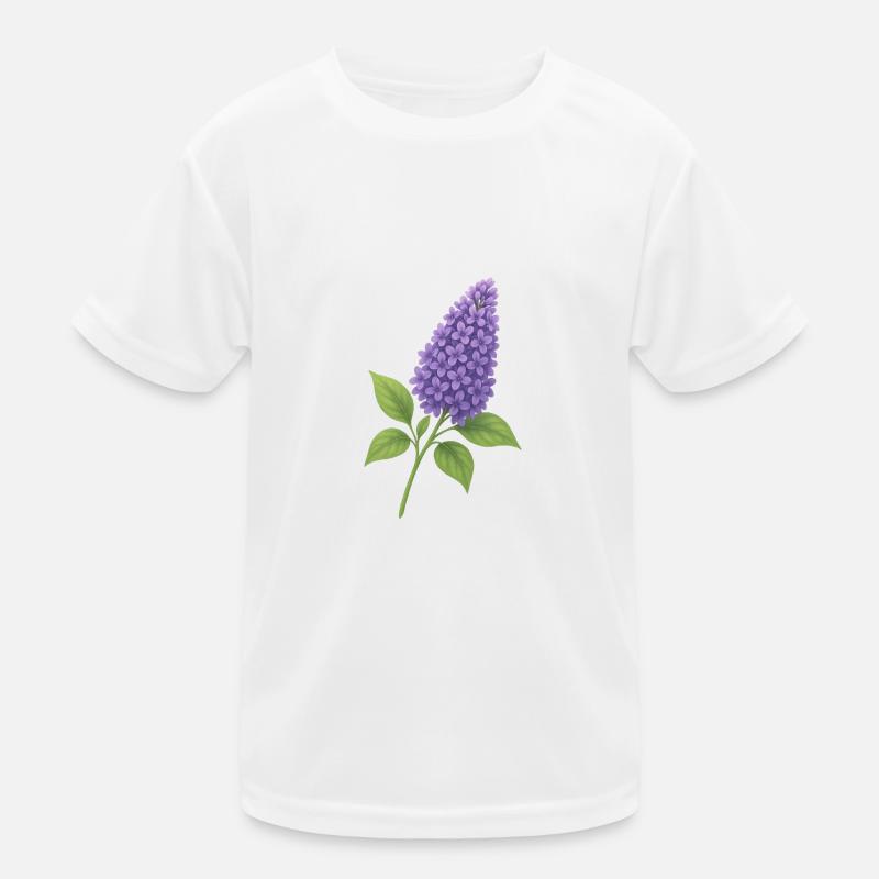 Lilac blossom – delicate spring splendour Kids Functional T-Shirt