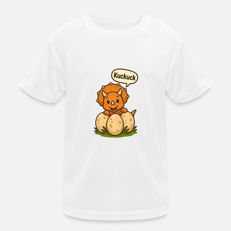 Coucou Le Joyeux Tricératops T-shirt sport Enfant