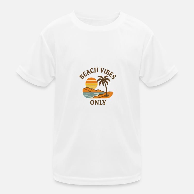 Beach Vibes Only Kinder Funktions-T-Shirt