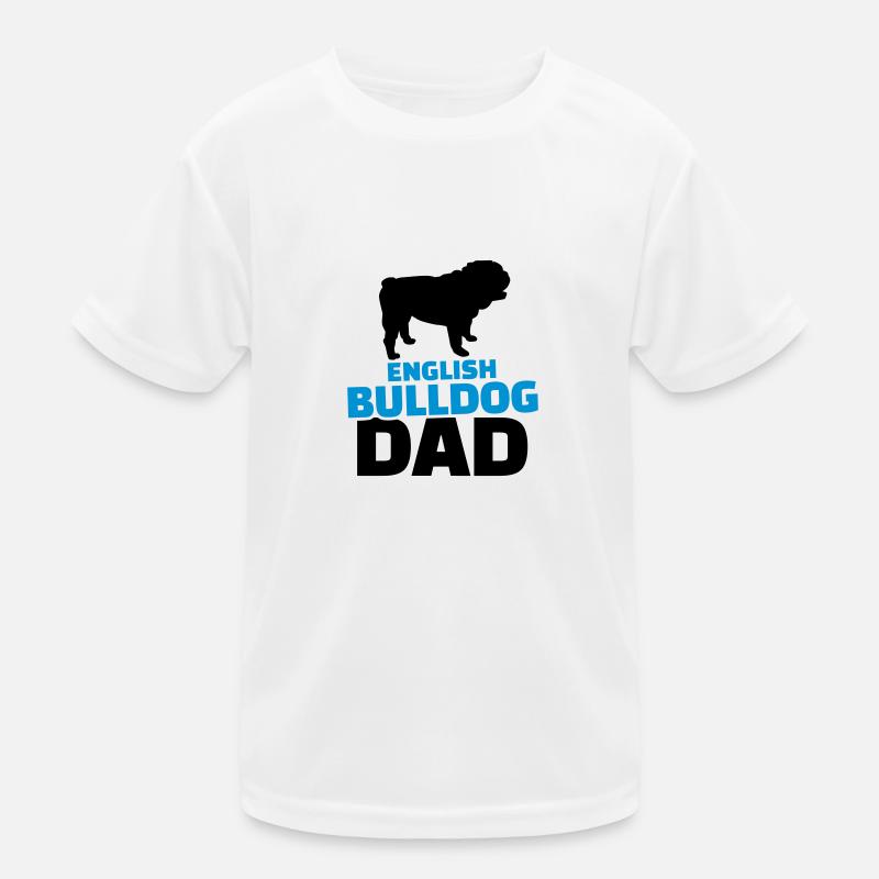 Bulldogge Kinder Funktions-T-Shirt
