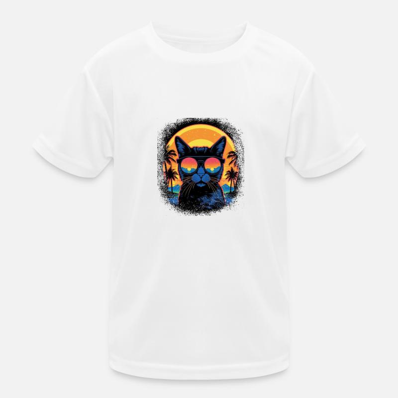 statement cats mammal cute pet cat guenon pet Kinder Funktions-T-Shirt
